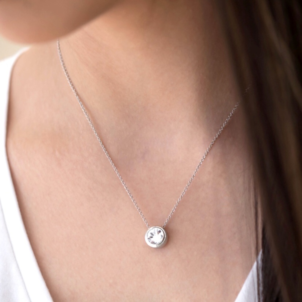 Melrose Slide Necklace : Touchstone Crystal by Swarovski || 3718